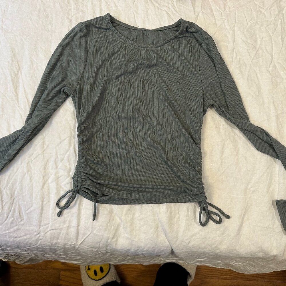 Princess Polly Green Long-Sleeve T-shirt